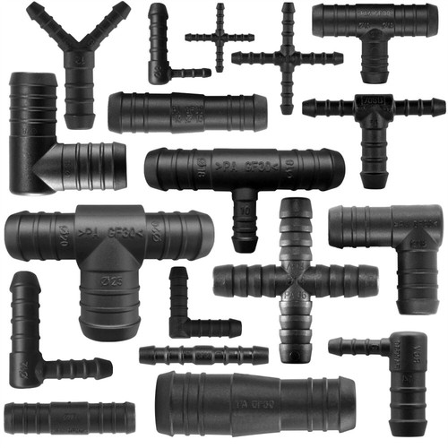 Plastic hose joiners - plastic, tube